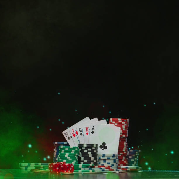 Live blackjack table studio with real dealer and multi-camera feed